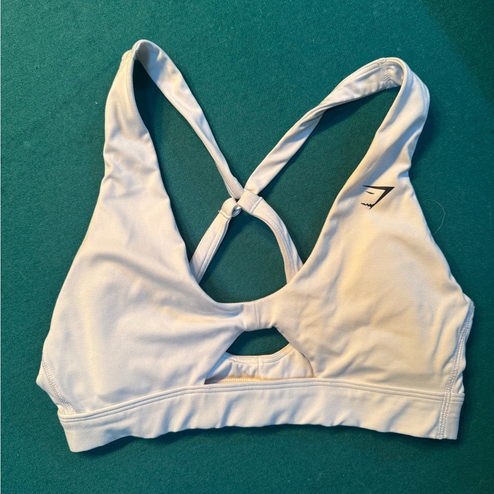 Gymshark White Sports Bra